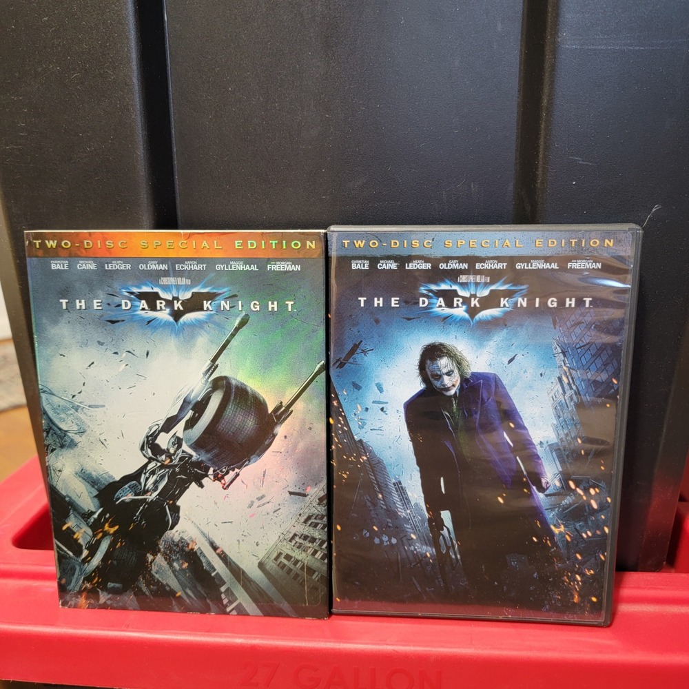 The Dark Knight Two-Disc Special Edition DVD Widescreen Batman Joker Slipcover